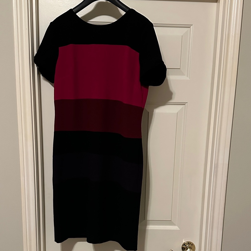 Karl Lagerfeld Black and Red Mini Dress